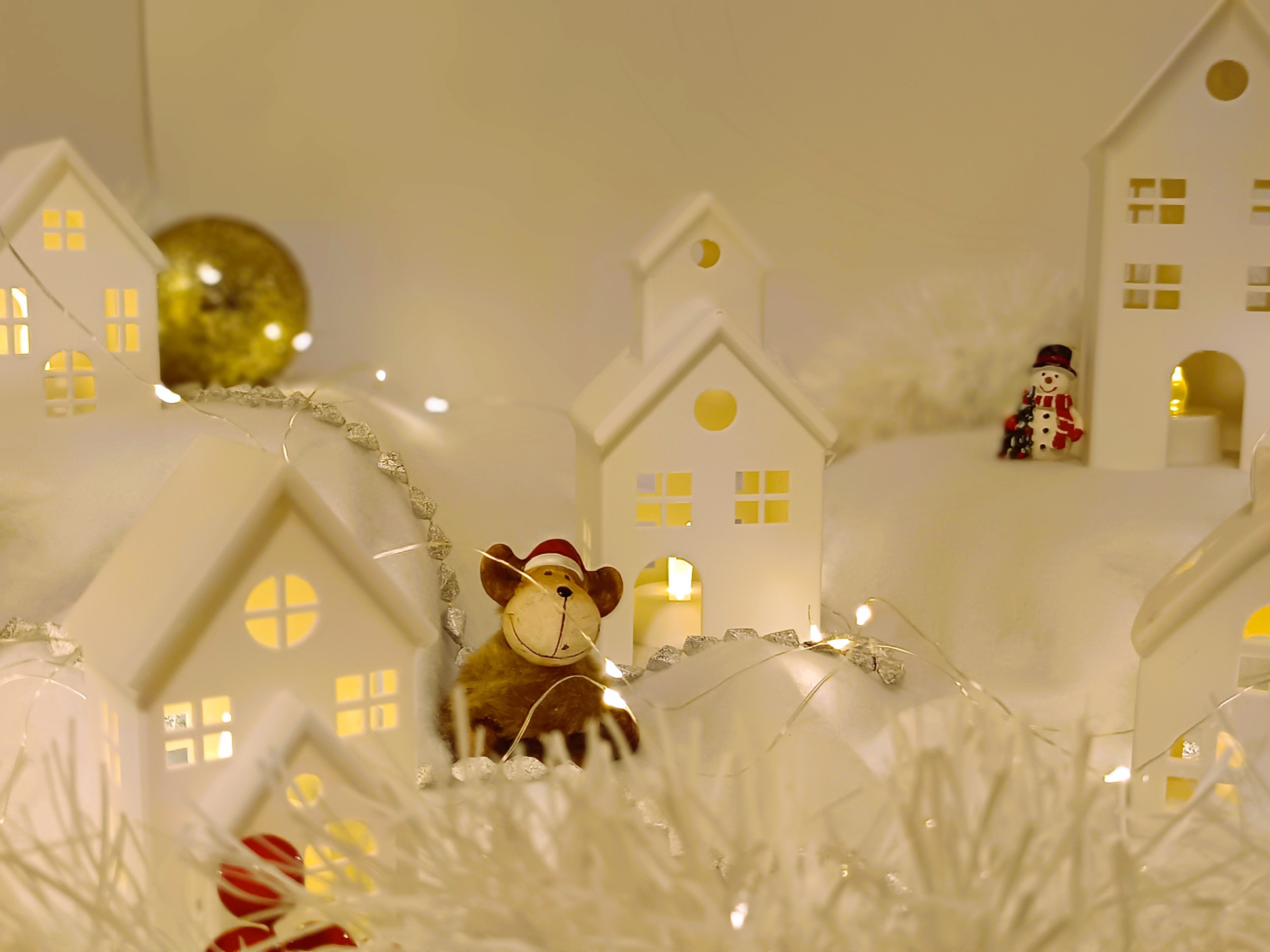 3D Christmas Houses for Tea Lights